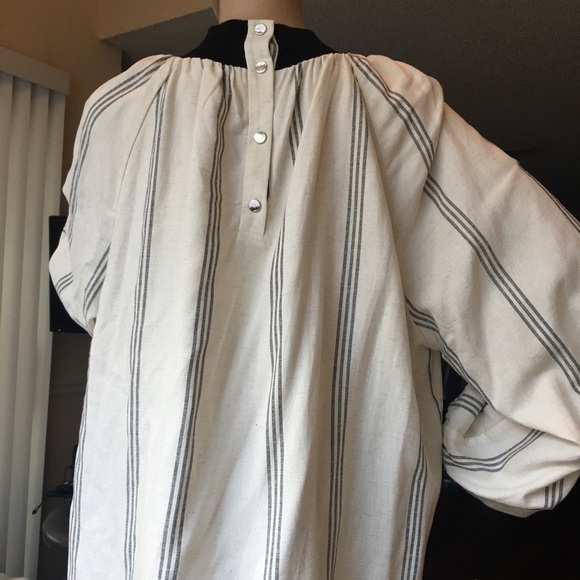 Zara Women’s Shirt Cream and Black - Picture 4 of 7